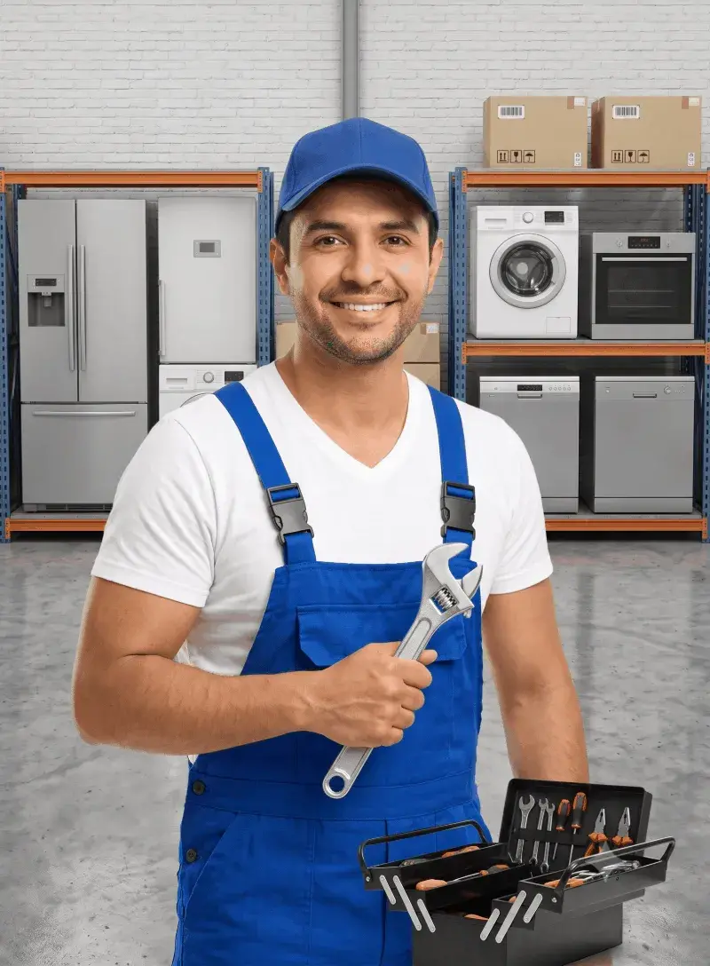Técnico Especializado reparando electrodoméstico